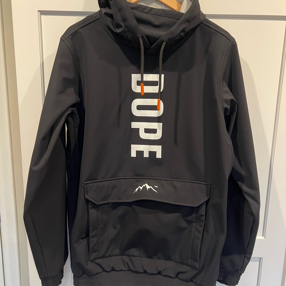 DOPE Black Fleece lined Snowboard Jacket